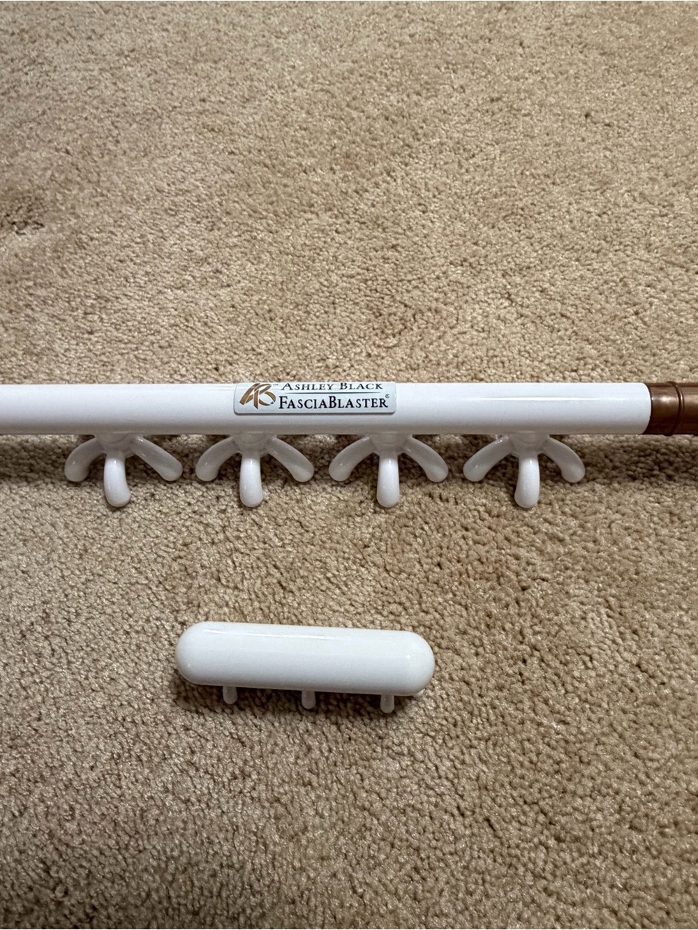 Ashley Black FasciaBlaster – White Myofascial Massage Tool